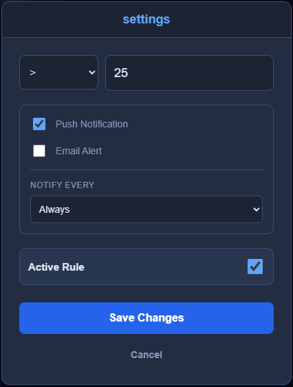 Virtuino Cloud Rules Engine